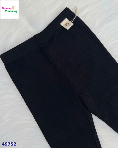 Legging đen thêu bông hoa