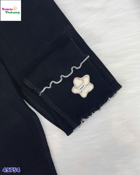 Legging đen thêu ngôi sao