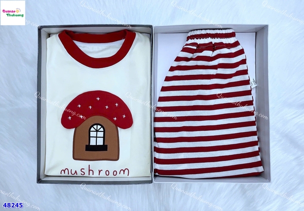Bộ áo kem Mushroom