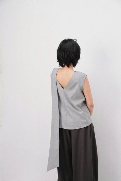 A-Line Tie-Neck Top, image 7