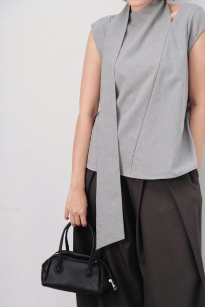 A-Line Tie-Neck Top, image 6