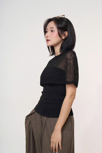 Seleen, Áo thun form ôm body kèm cape (có thể tháo rời), WT0240