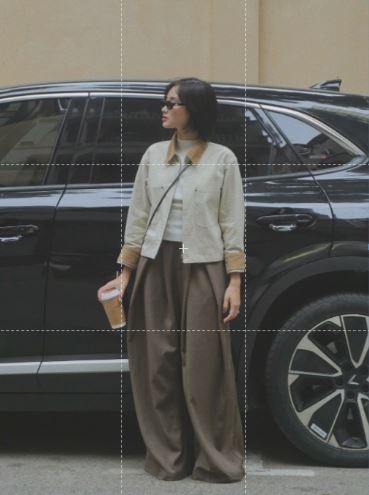 Seleen, Quần tây lưng cao ống rộng chi tiết ly gập vào, WB0202