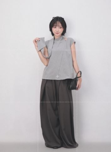 Seleen, Quần tây lưng cao ống rộng chi tiết ly gập vào, WB0202