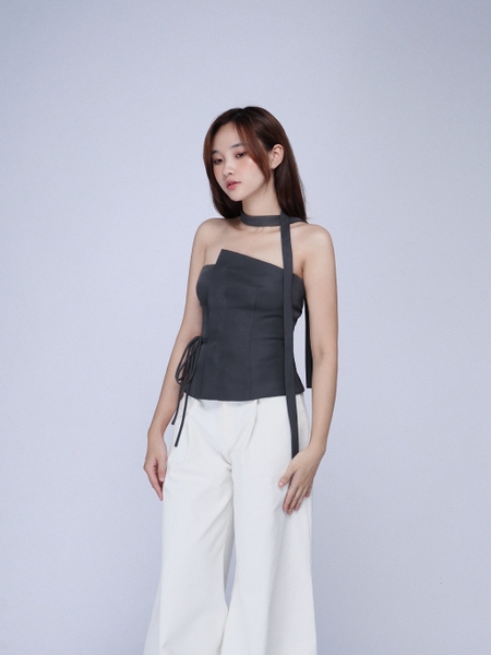 Double-Layer Tie-Back Bandeau Top, image 6