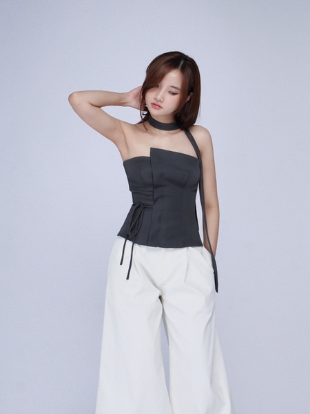 Double-Layer Tie-Back Bandeau Top, image 7