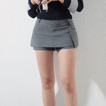 Belted Low-Rise Mini Skort, image 12