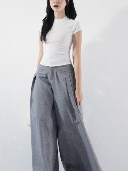High-Neck Cross-Back Tie Top, image 7