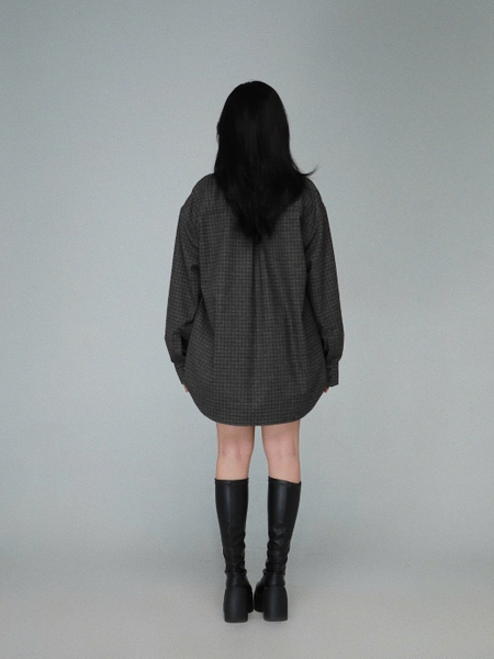 Checked Ruffle-Waist Tie Skort, image 2