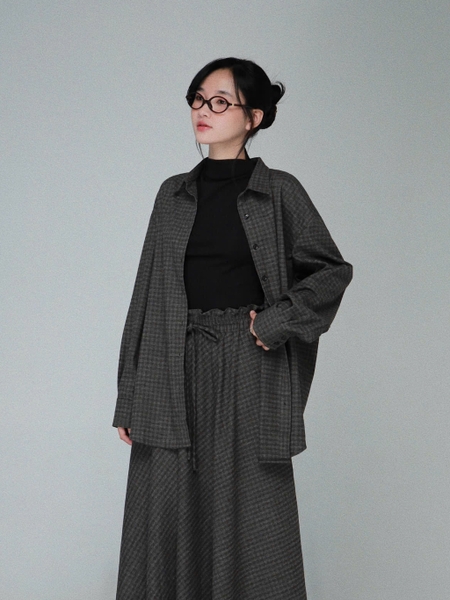 Relaxed Checked Shirt, image 1