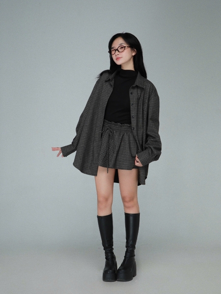 Relaxed Checked Shirt, image 7