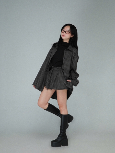 Relaxed Checked Shirt, image 8