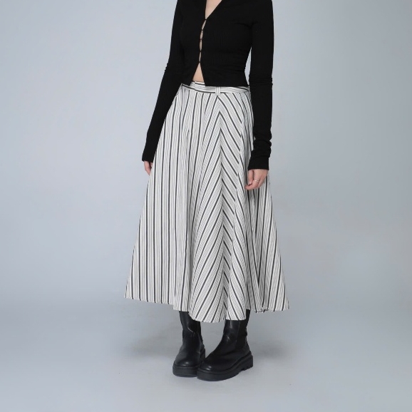 Checked Midi Skirt, image 5