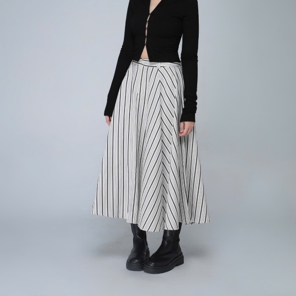 Checked Midi Skirt, image 6