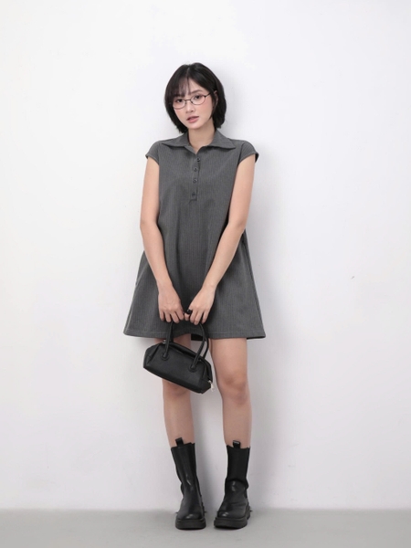 Relaxed A-Line Shirt Dress