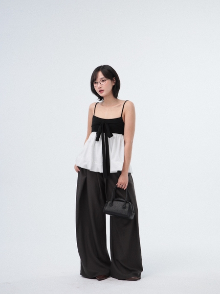 Tie-Detail Balloon Cami Top, image 5