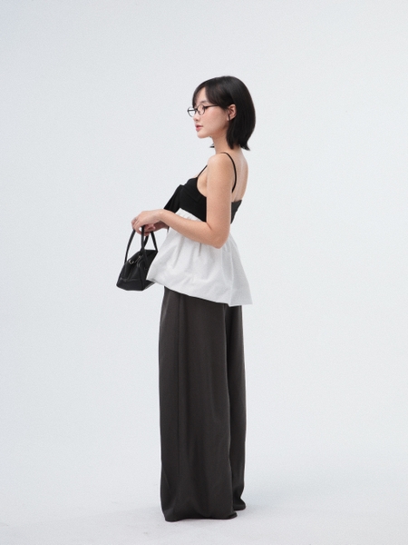 Tie-Detail Balloon Cami Top, image 2