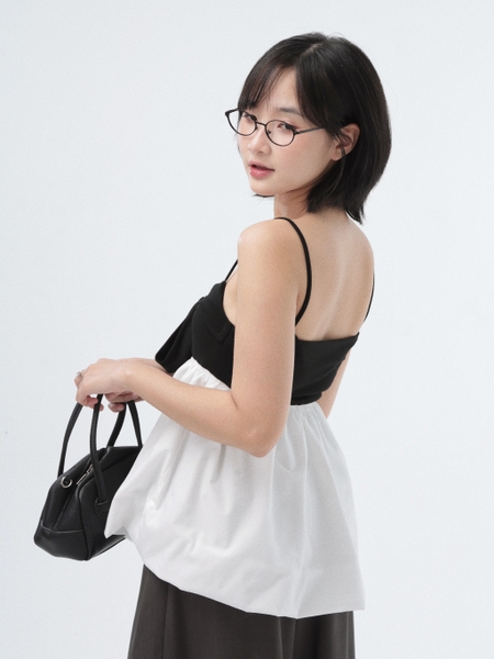 Tie-Detail Balloon Cami Top, image 6