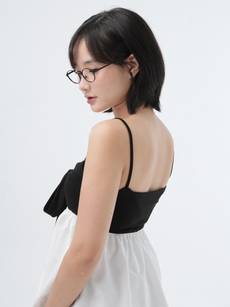 Tie-Detail Balloon Cami Top, image 4