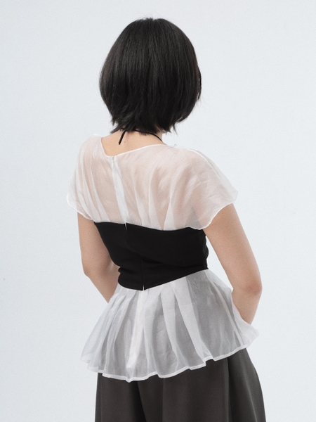 Seleen, Áo ôm liền thân giả layer có dây kéo lưng , WT0233