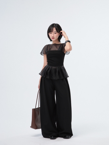 Seleen, Áo ôm liền thân giả layer có dây kéo lưng , WT0233
