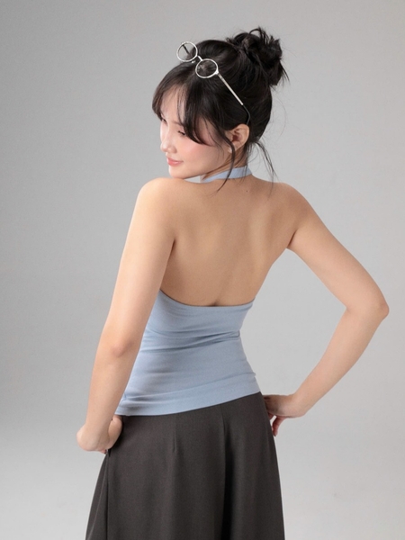 Seleen, Áo thun form ôm kiểu yếm khoác cài nút có thể tháo rời, WT0266