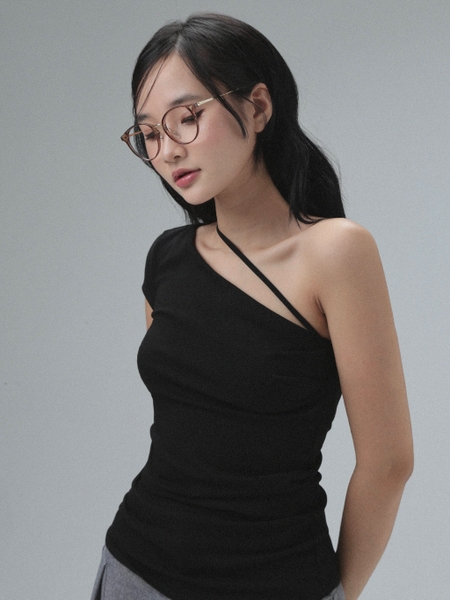 Asymmetric Strap-Detail Top, image 5