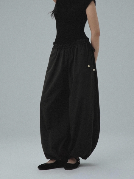 Drawstring Balloon Trousers