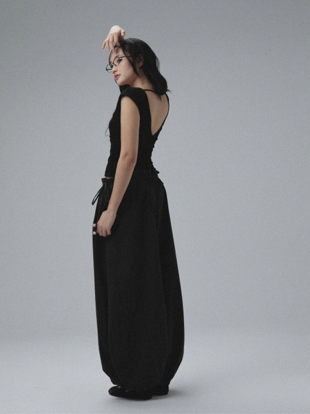 Drawstring Balloon Trousers, image 3