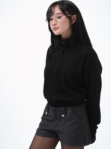 Low-Rise Checked Shorts, image 3