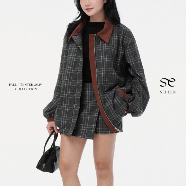 Relaxed Flannel Lapel-Collar Jacket, image 10