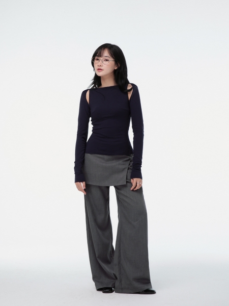 Seleen, Set áo tay dài 2 món form ôm thiết kế hở vai, WT0192