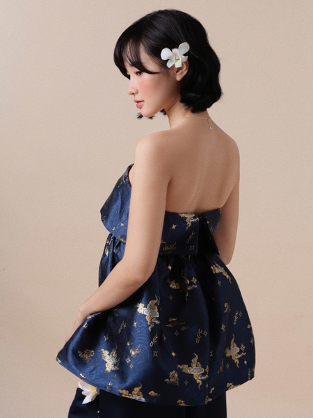 Lam Phung Jacquard Bustier Top, image 18