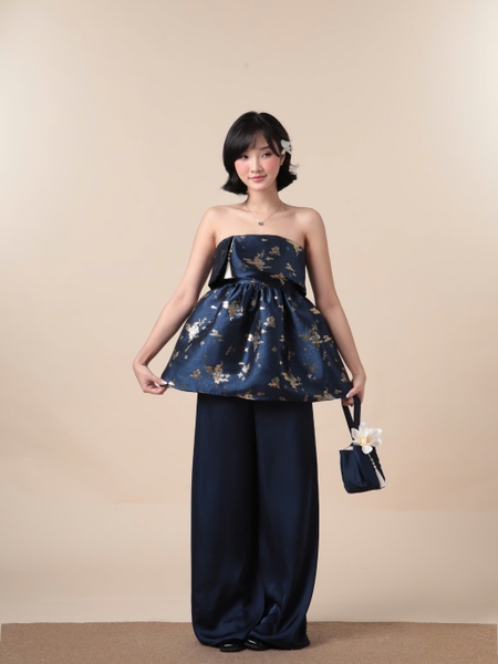 Lam Phung Jacquard Bustier Top, image 21
