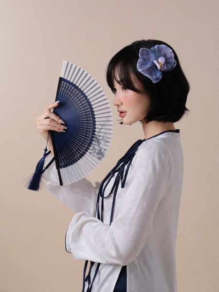 Lam Van Tie-Detail Ao Dai, image 3