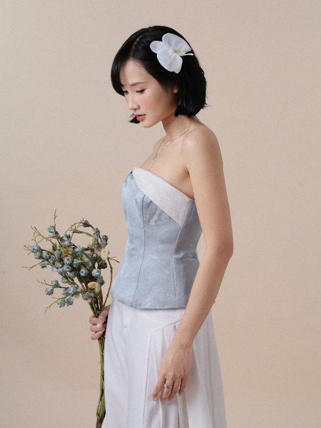 Jacquard Corset Top, image 6