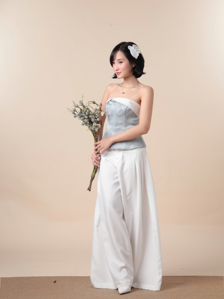 Jacquard Corset Top, image 7