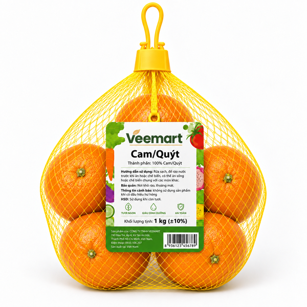 Cam/Quýt túi lưới 1kg (±10%)