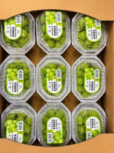 Nho mẫu đơn Hàn Quốc hộp 450g