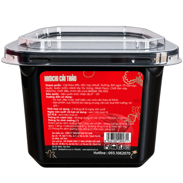 Kimchi Mr Lee theo quy cách thực tế