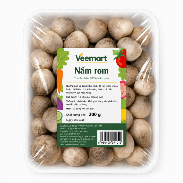 Nấm rơm khay 200g