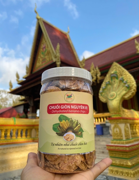 Chuối sấy giòn nguyên vị - 215g
