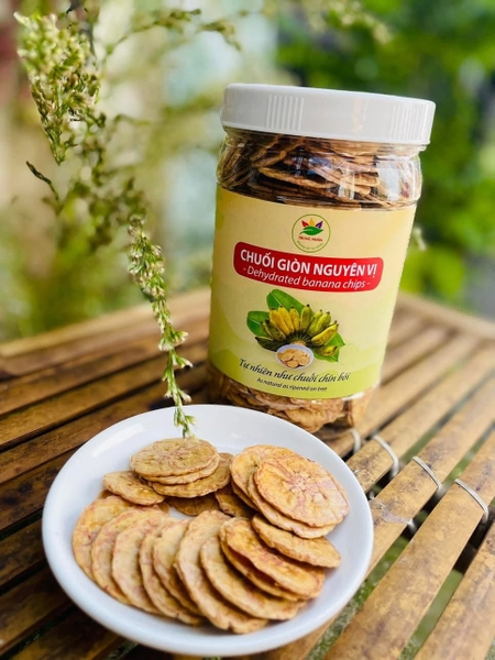 Chuối sấy giòn nguyên vị - 215g