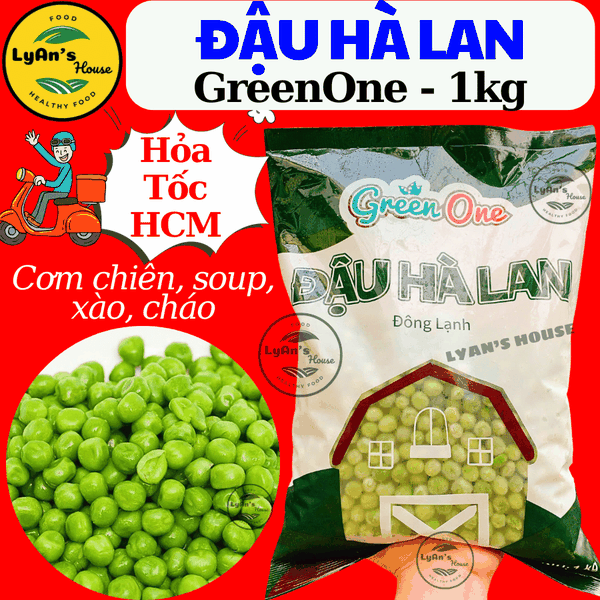 Đậu Hà Lan Green One 1kg - Frozen Green Peas