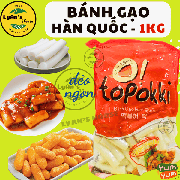 Bánh Gạo Hàn Quốc OSAJANG 1kg - Tteokbokki Rice Cake