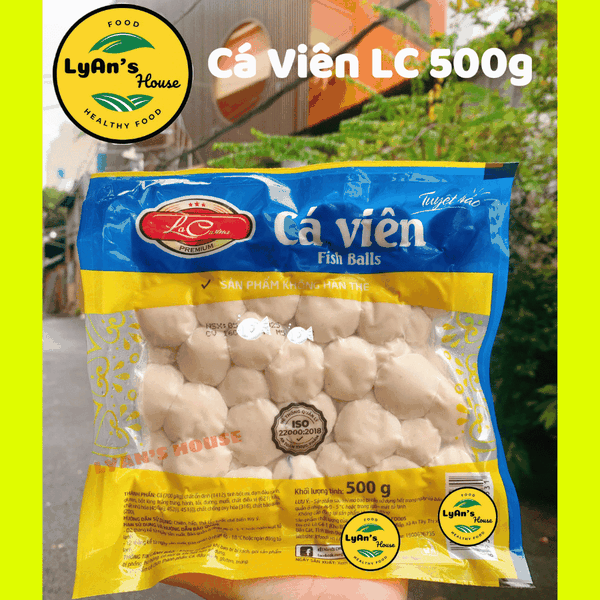 Cá Viên LC 500g (Size 160 Viên/kg) - Fish Ball Ăn Vặt & Thả Lẩu