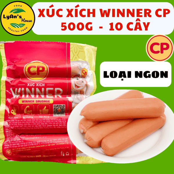 Xúc Xích Winner CP 500g (10 Cây) - Sausage
