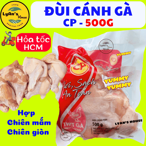 Đùi Cánh Gà CP Wing Drumette 500g - Chicken Wing Cho Quán Ăn & Gà Chiên Giòn