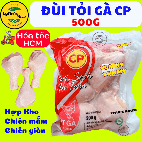 Đùi Tỏi Gà CP 500g đông lạnh CP Foods cho quán gà rán