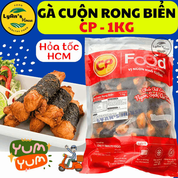 Gà Cuộn Rong Biển CP 1kg - Chicken Seaweed Roll